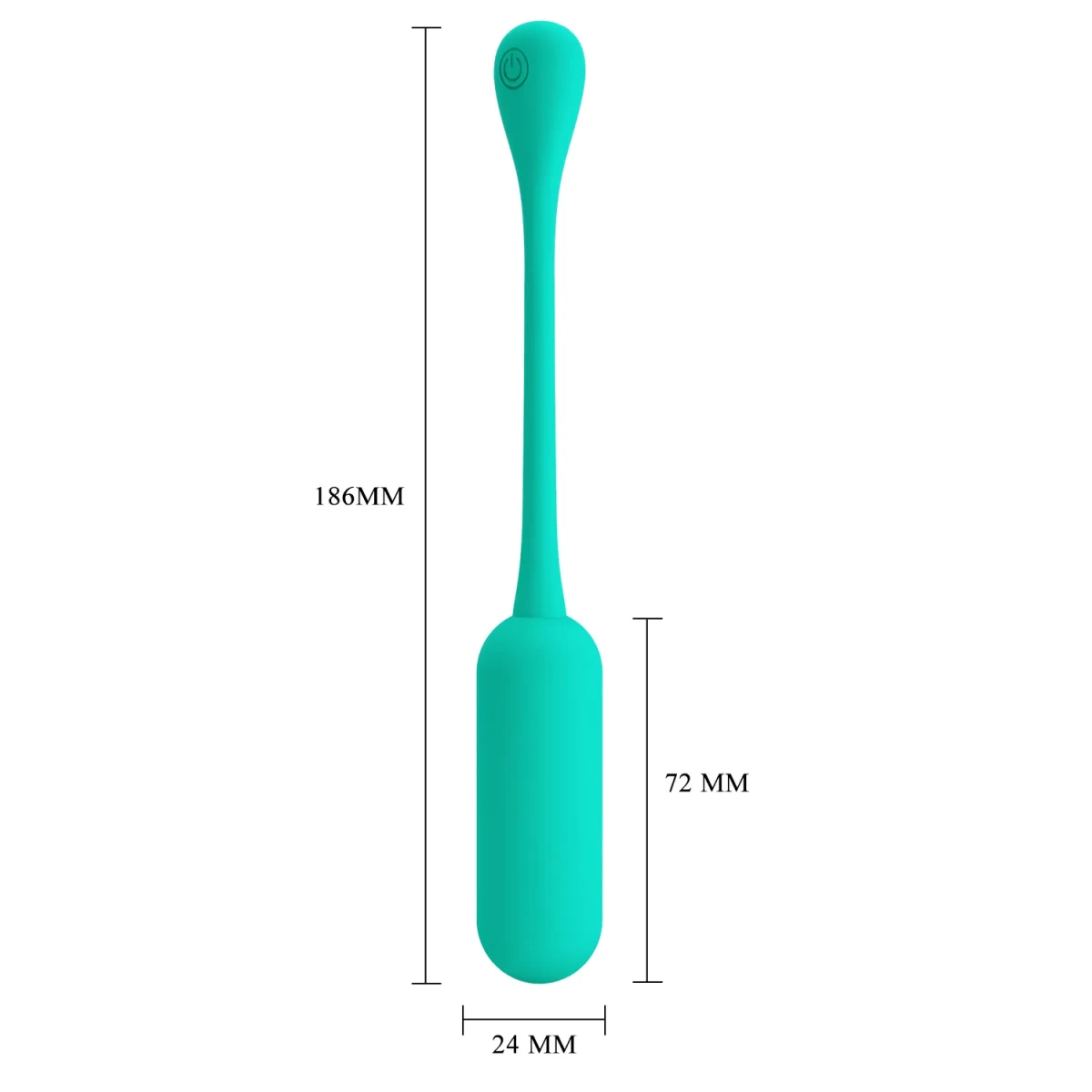 Vibrador huevo Lechies verde recargable4