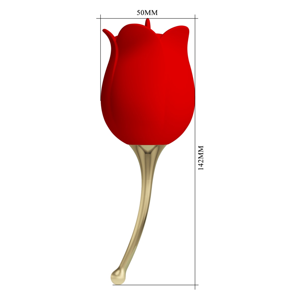 Vibrador para clítoris Rosalínd - Recargable4