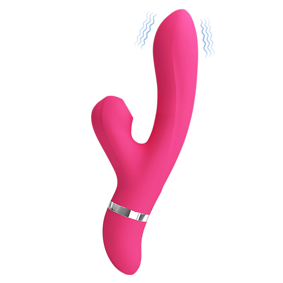 Vibrador rabbit con succionador Willow2