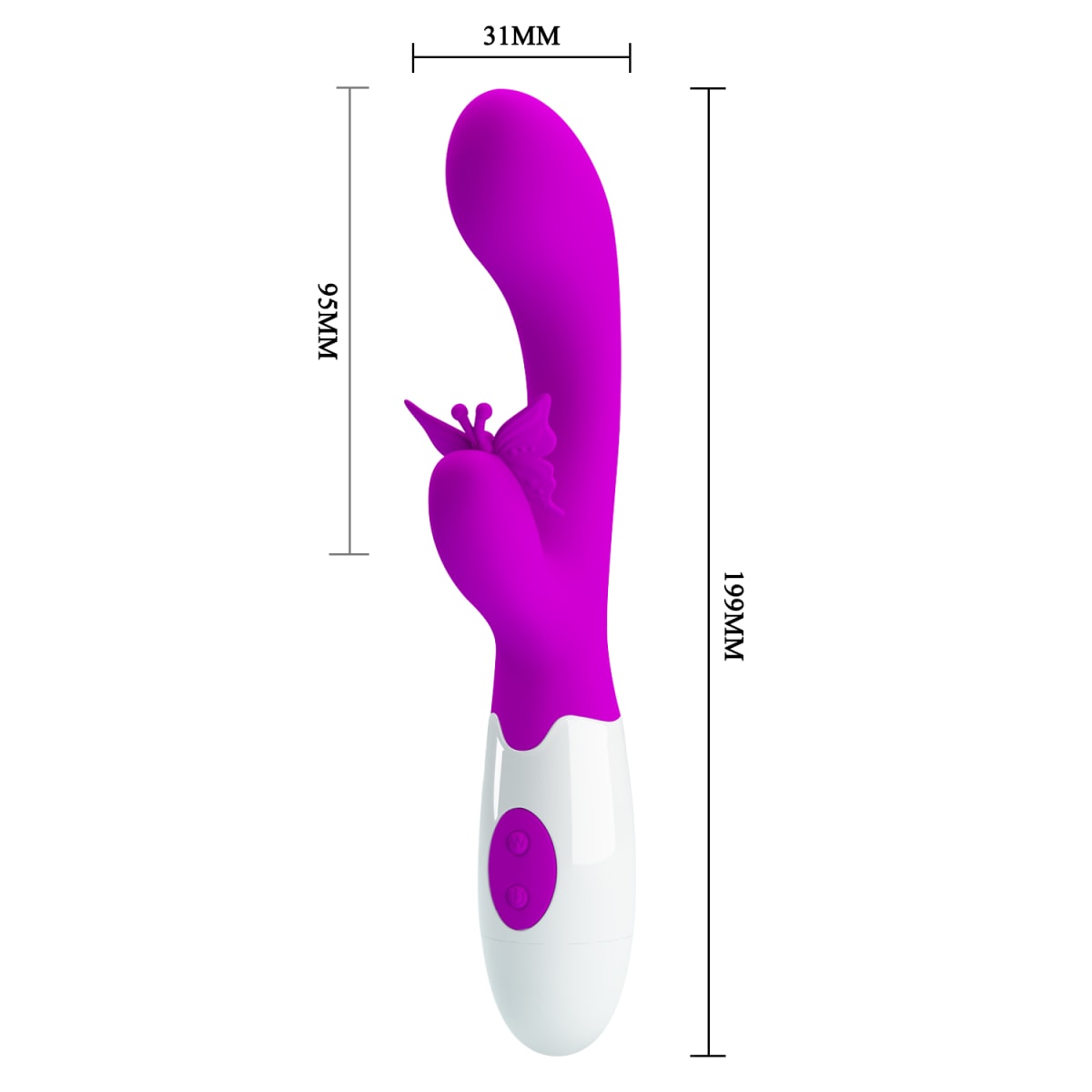 Vibrador rabbit Butterfly Kis3