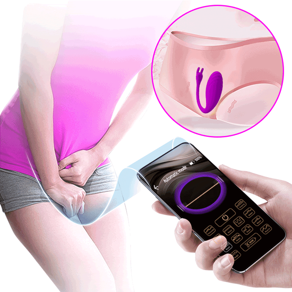 Vibrador con App Catalina - Recargable 23