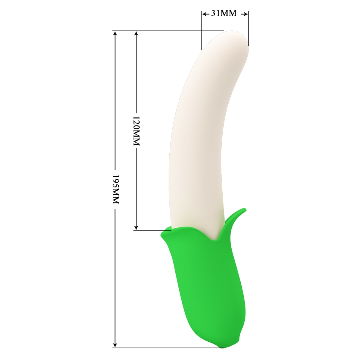 Vibrador banana - Recargable4