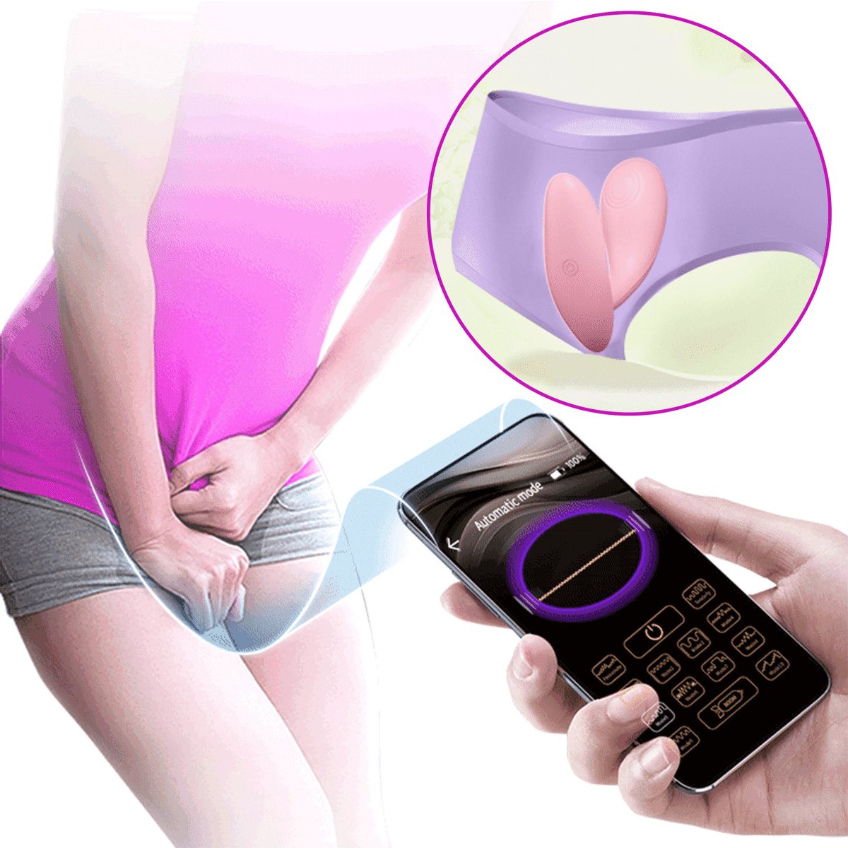 Vibrador con APP Baird - Recargable2