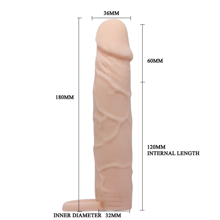 Funda extensora 18 cm beige4