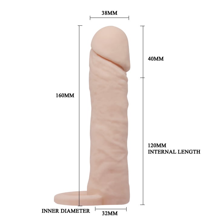 Funda extensora 16 cm beige3