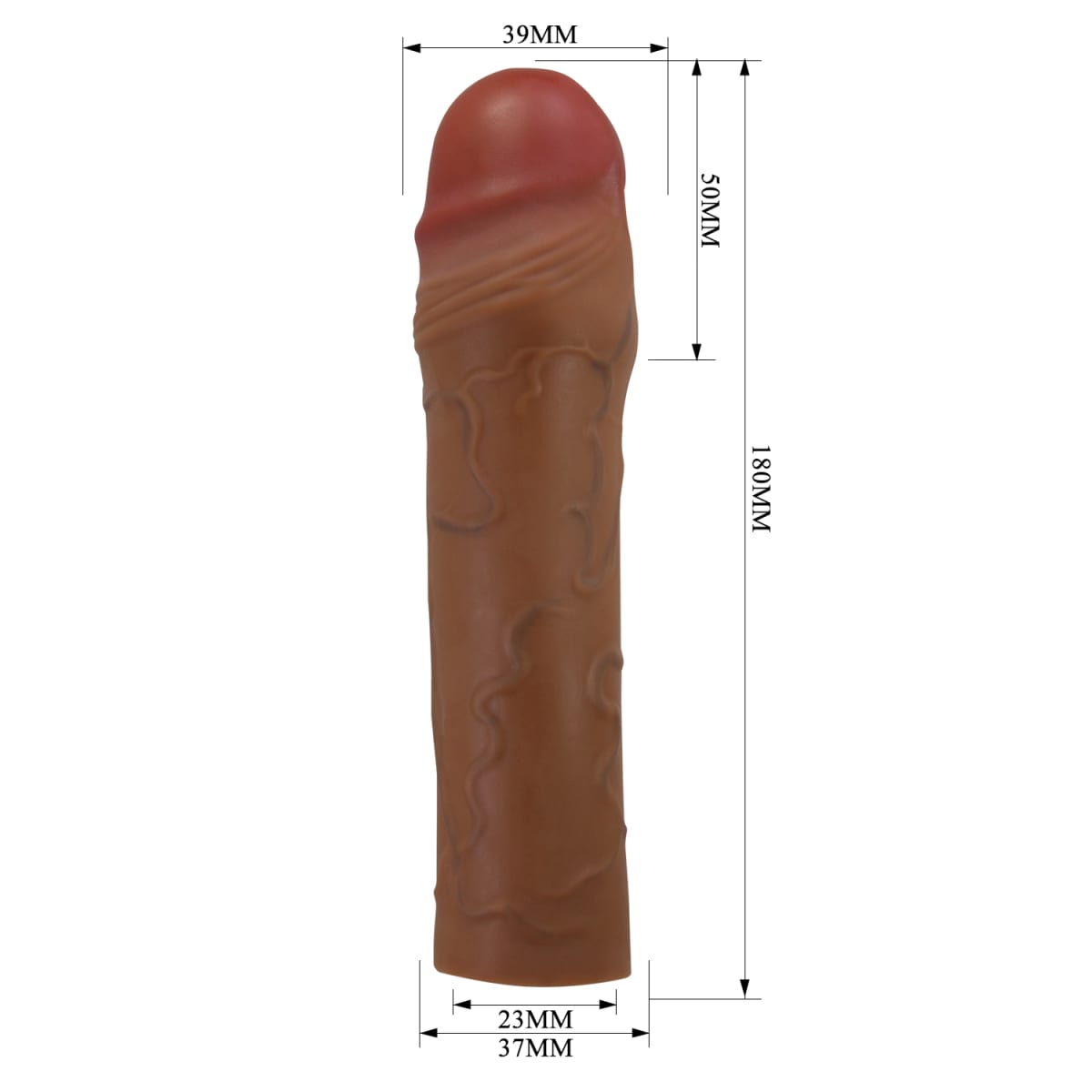 Funda extensora Chane marrón 18 cm4