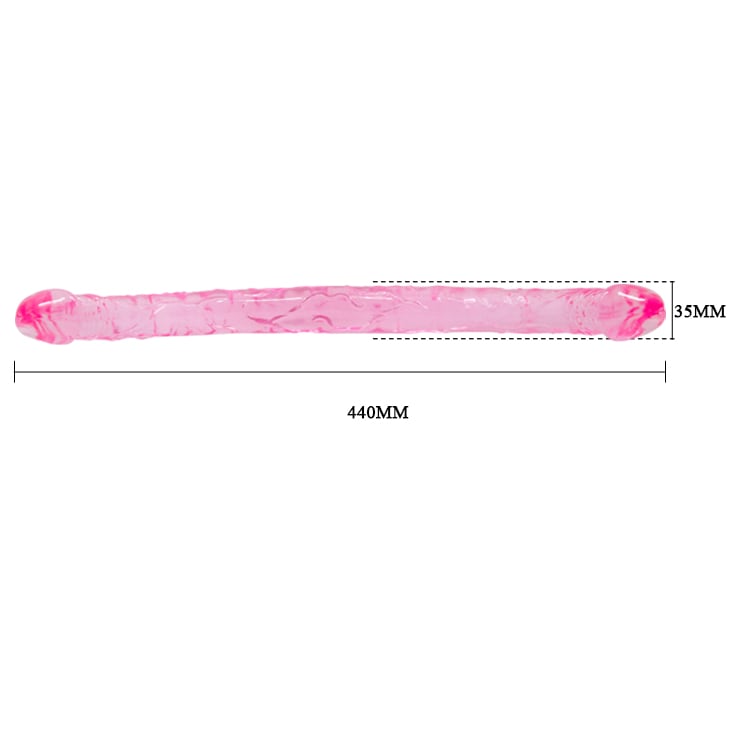 Consolador doble lésbico 44 cm4