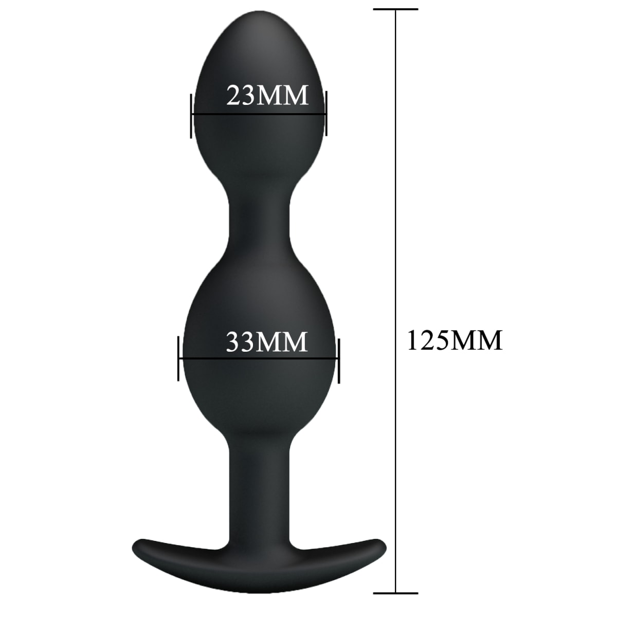 Bolas anales silicona 12 cm3