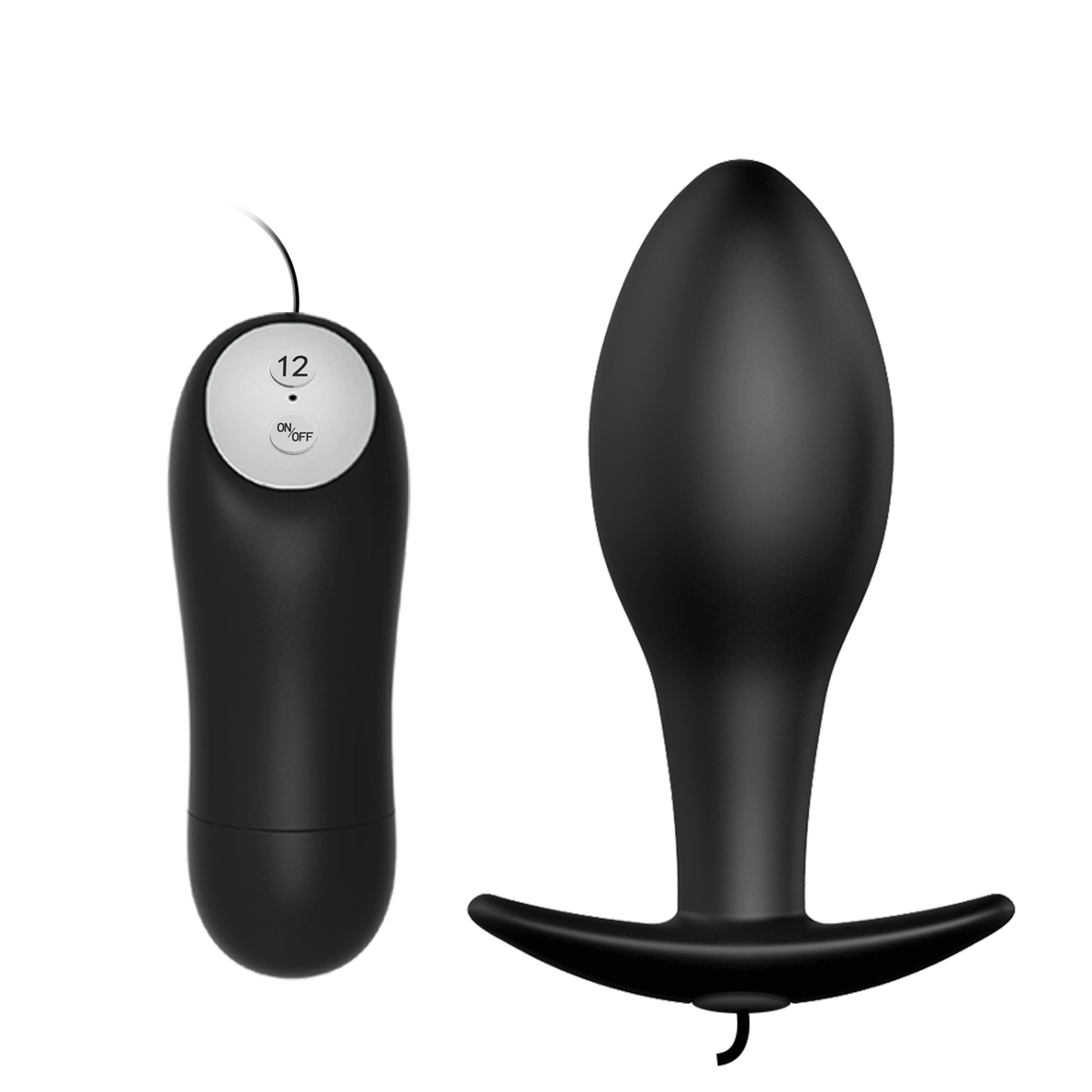 Vibrador anal plug silicona 8.5 cm1