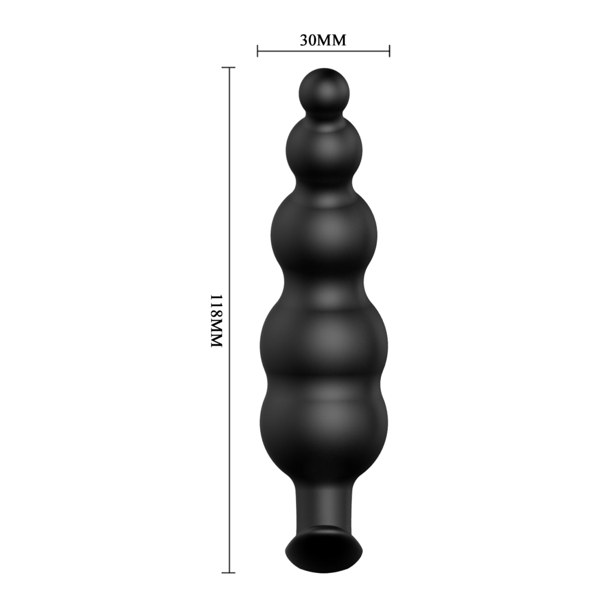 Plug anal de silicona 8.5 cm2