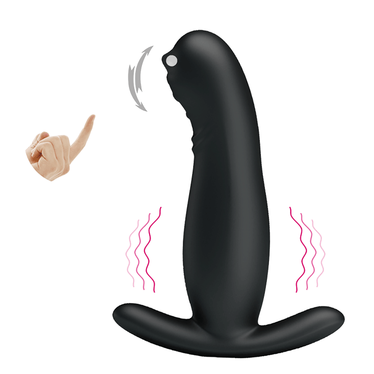 Vibrador prostático recargable2