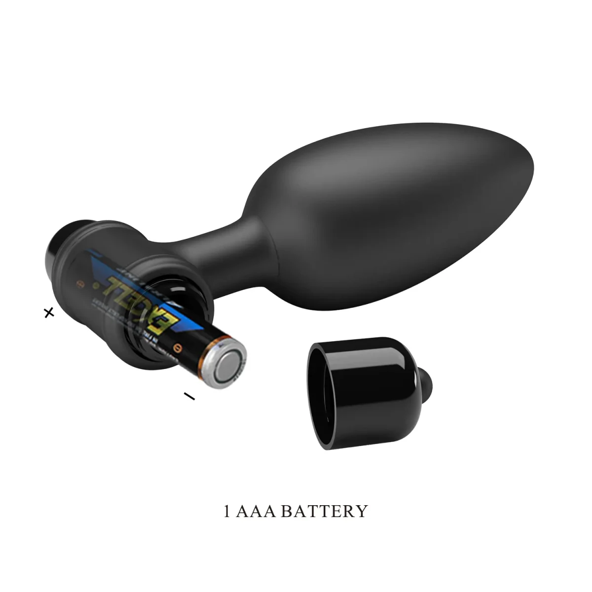 Plug vibrador de silicona Lotus2