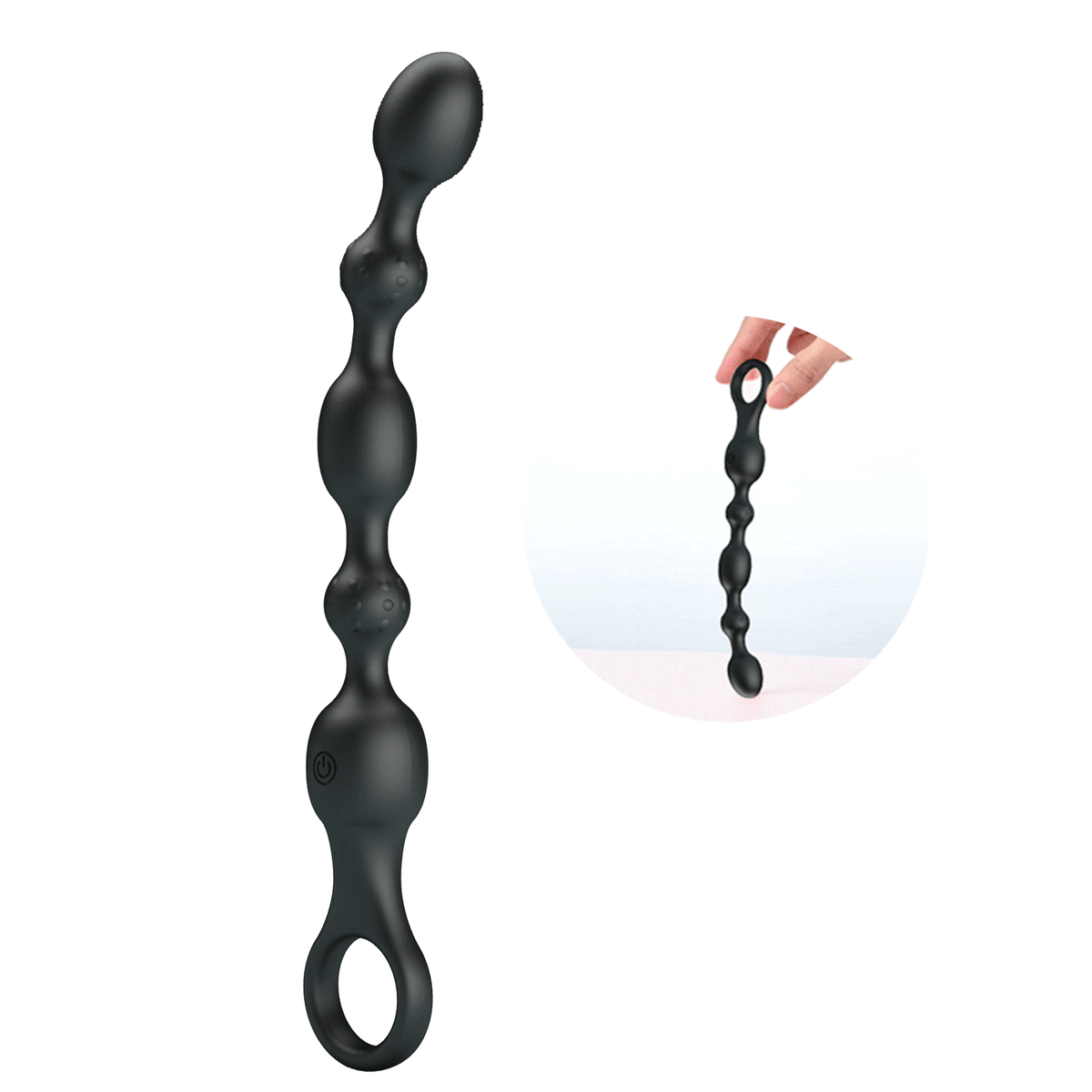 Bolas vibradoras anales silicona - Recargable2