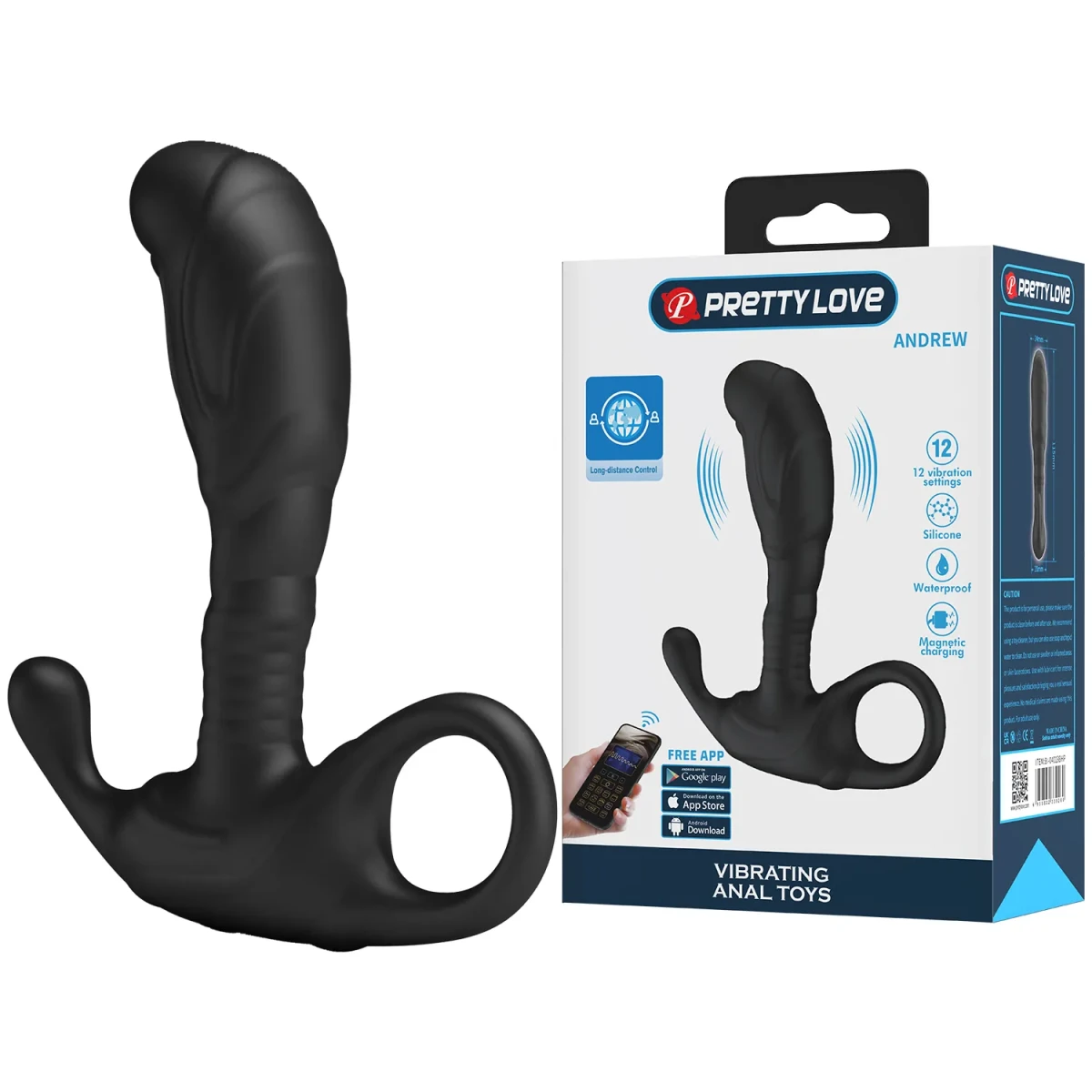 Vibrador Anal con APP Andrew1