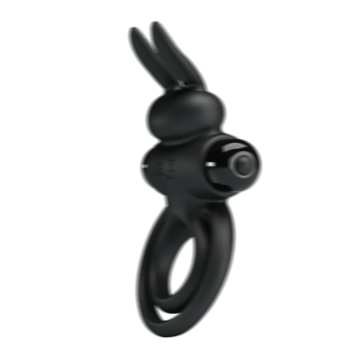 Anillo vibrador de silicona negro 21
