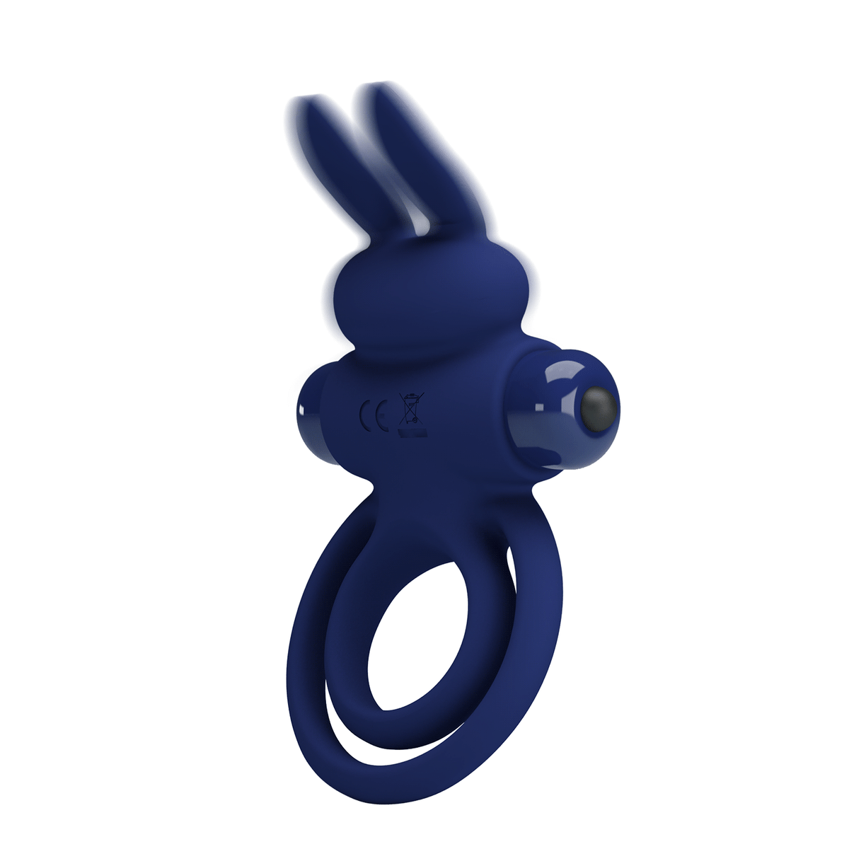 Anillo vibrador de silicona azul1