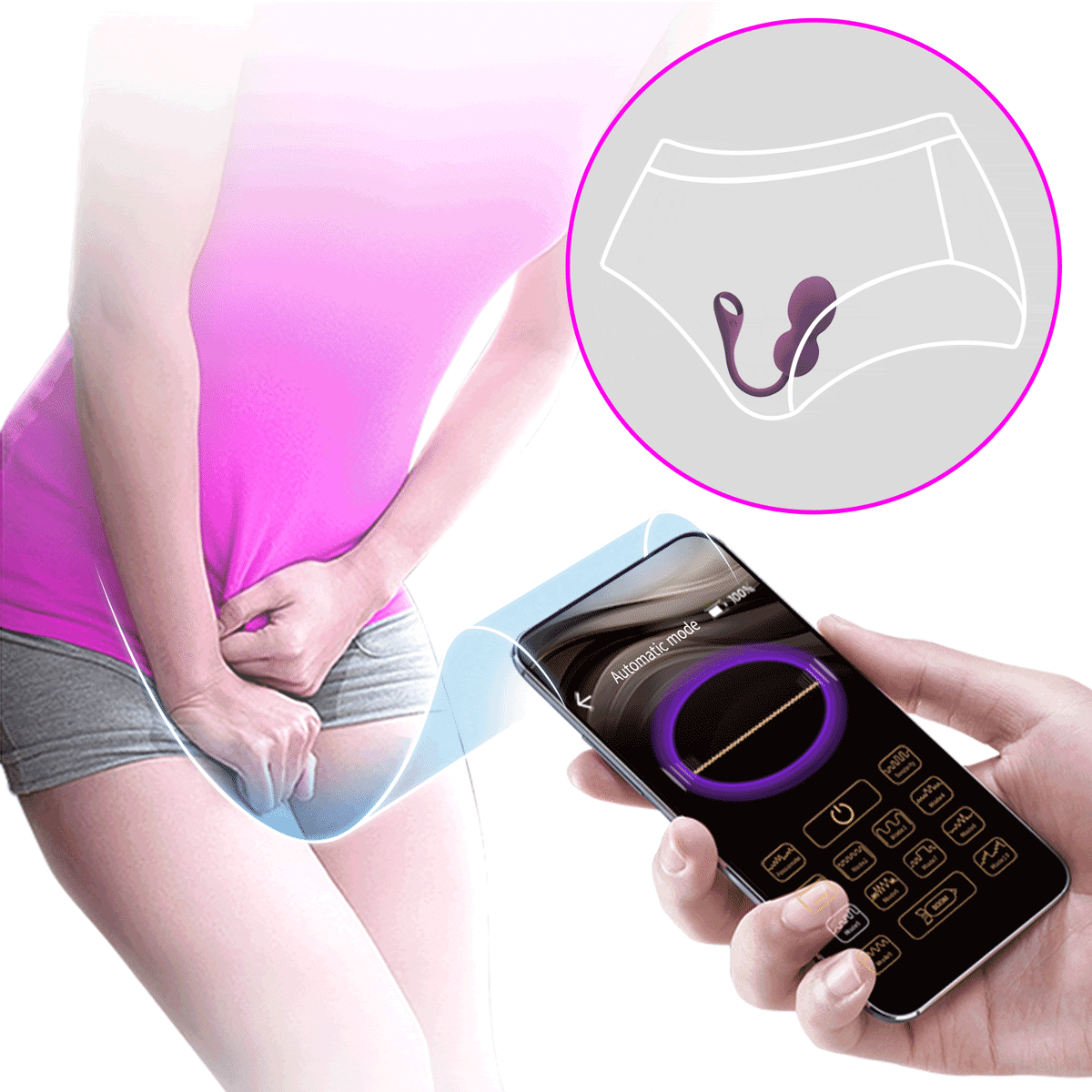 Bolas vibradoras con APP - Recargable2