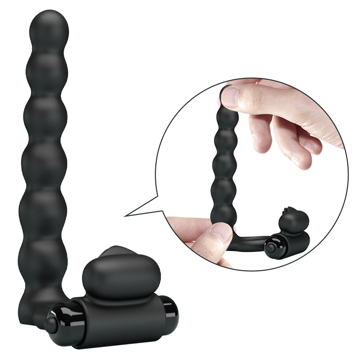 Anillo vibrador con estimulador anal Hércules2
