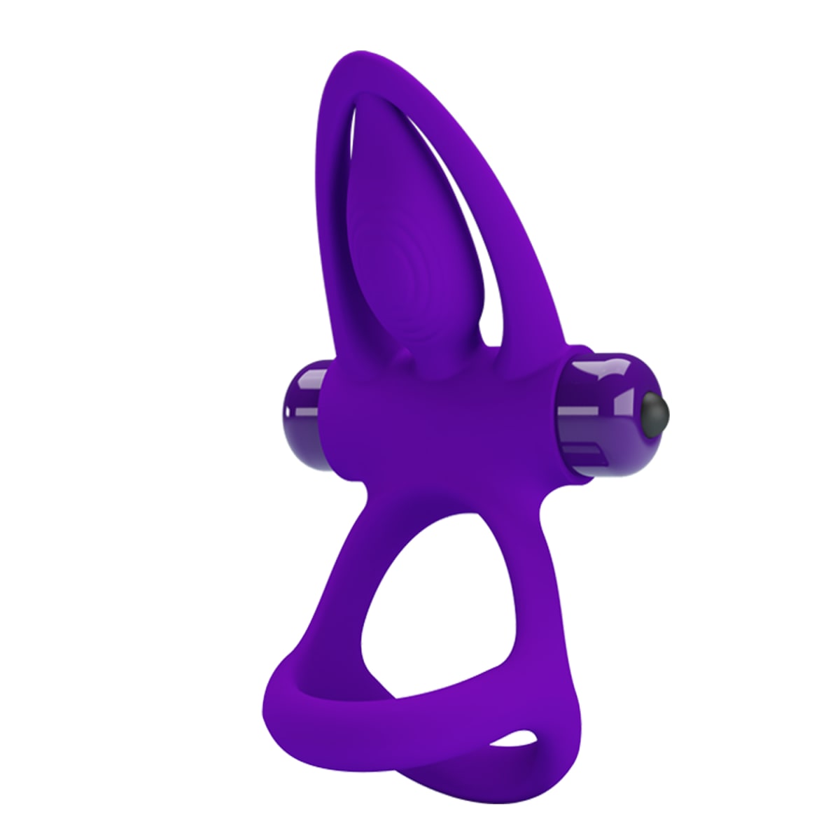 Anillo vibrador de silicona azul 22
