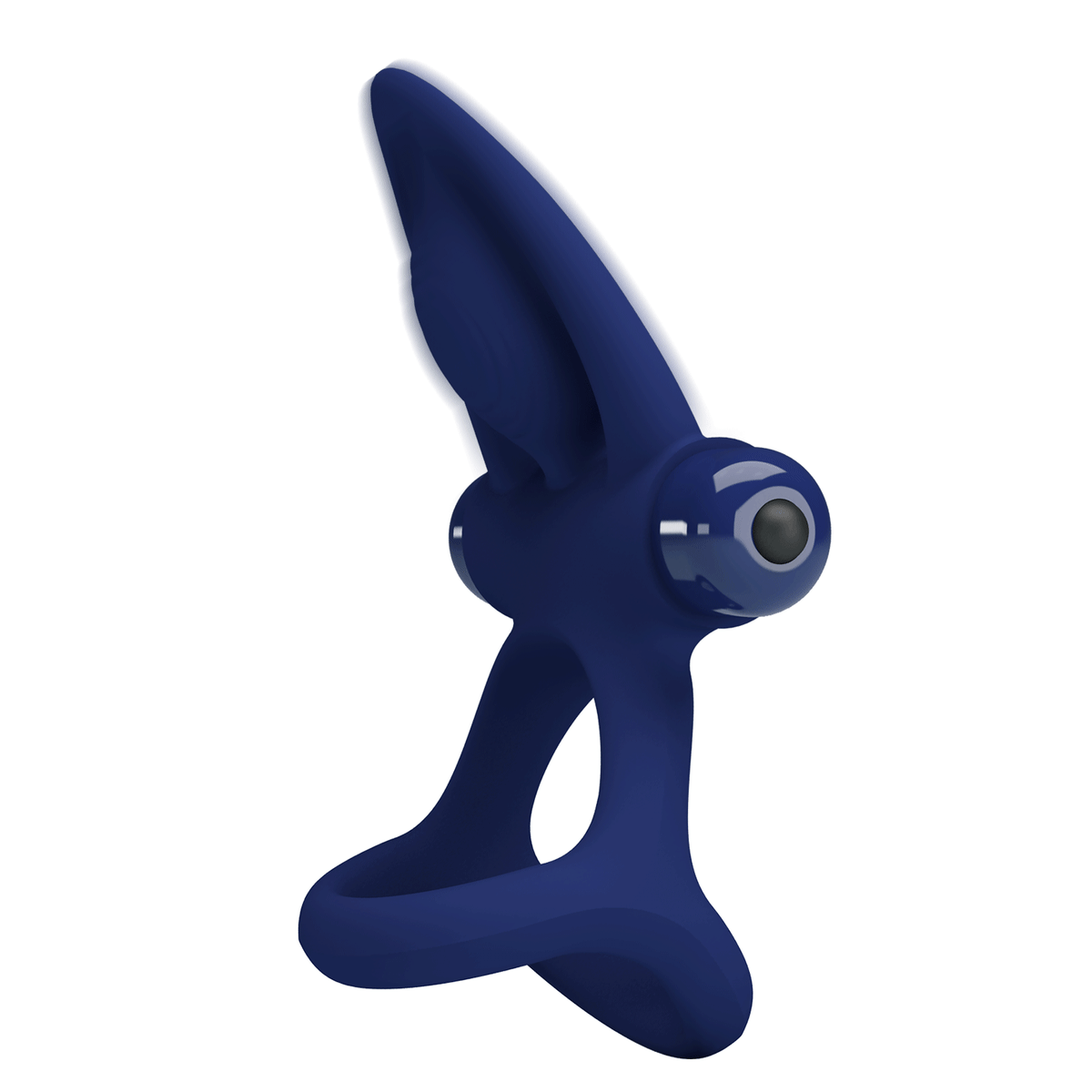 Anillo vibrador de silicona morado2