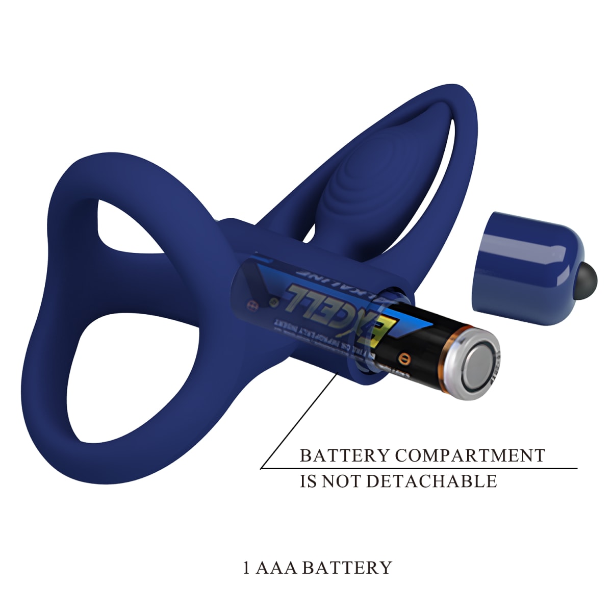 Anillo vibrador de silicona morado4