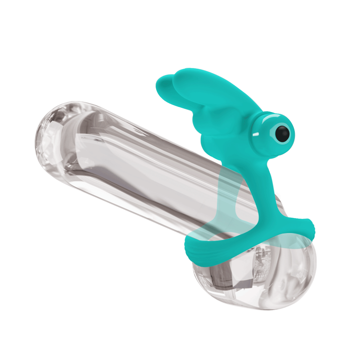 Anillo vibrador de silicona verde1
