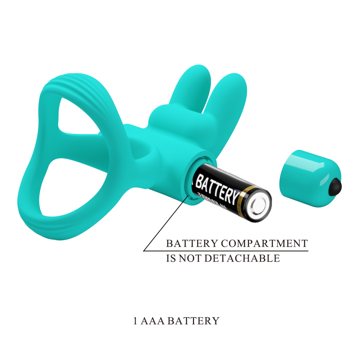 Anillo vibrador de silicona verde4