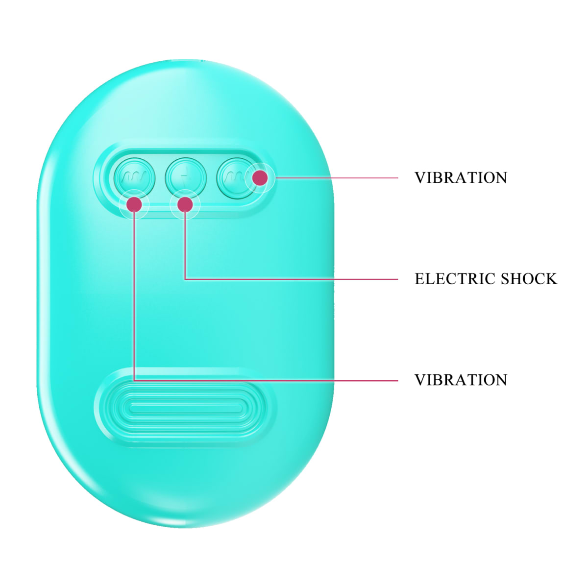 Pinzas para pezonas con vibrador o electro shock - Recargable 22