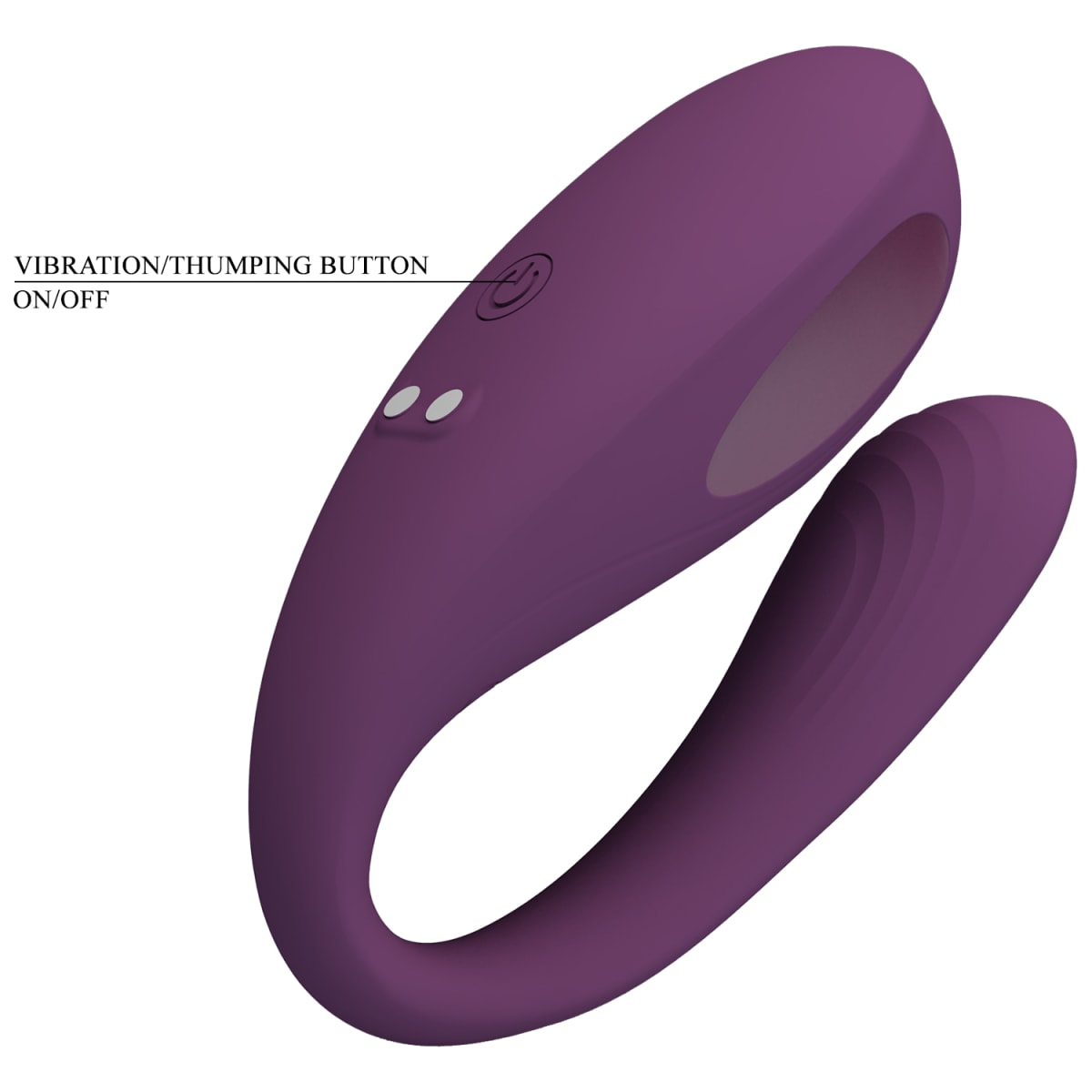 Vibrador de pareja APP Aauri - Recargable2