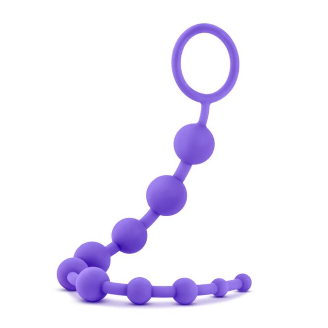 Bolas anales de silicona morado3