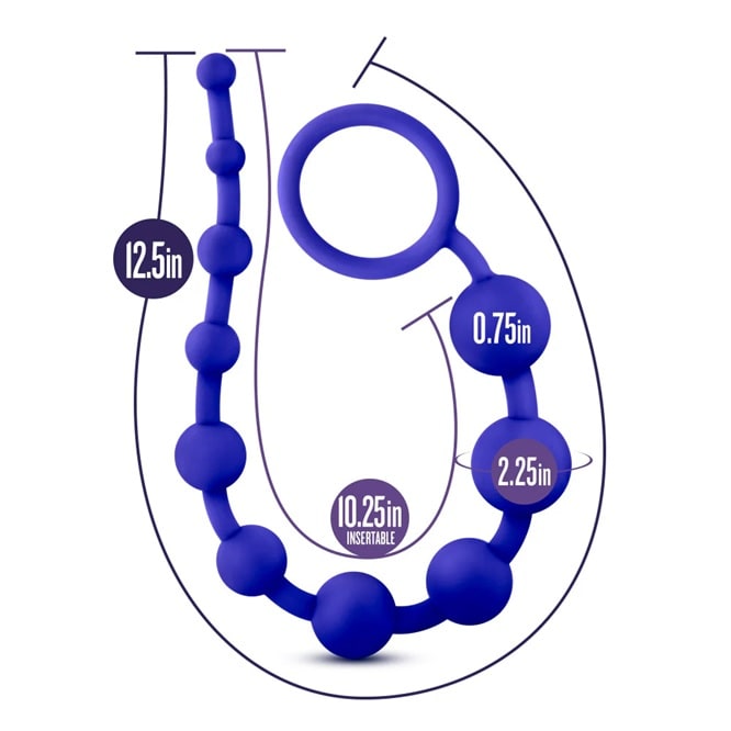 Bolas anales de silicona azul2