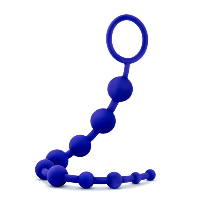 Bolas anales de silicona azul3
