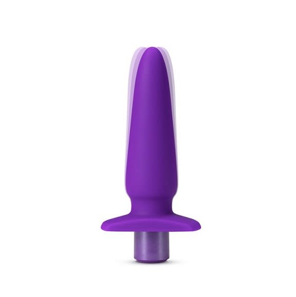 Vibrador anal plug silicona 10 cm1