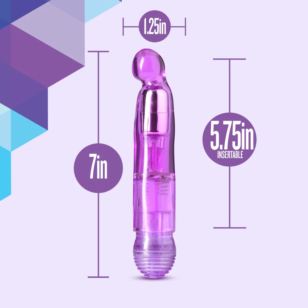 Vibrador jelly Rumba 14 cm1