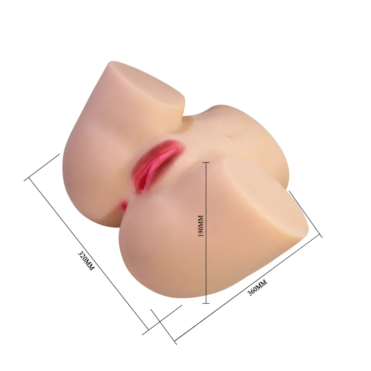 Masturbador ano, vagina y vibrador Liora6