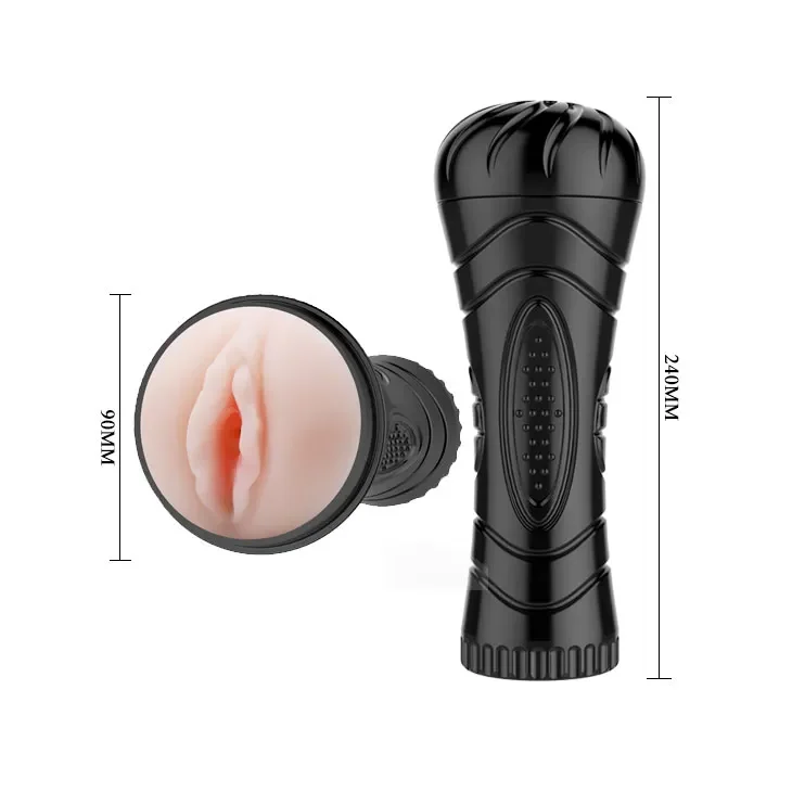 Masturbador con vibrador PUSSY3