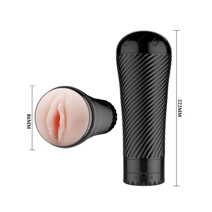 Masturbador con vibrador Real3