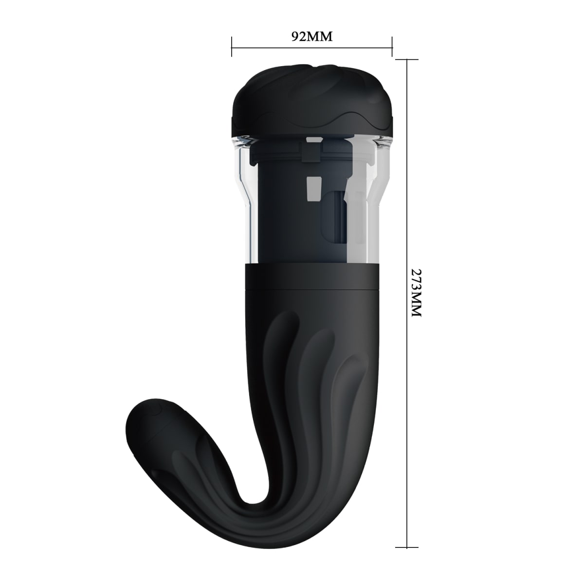 Masturbador masculino retractil Breton - Recargable3