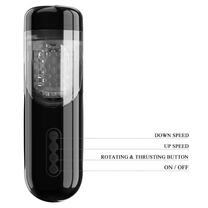 Masturbador masculino retractil Lorelei - Recargable6