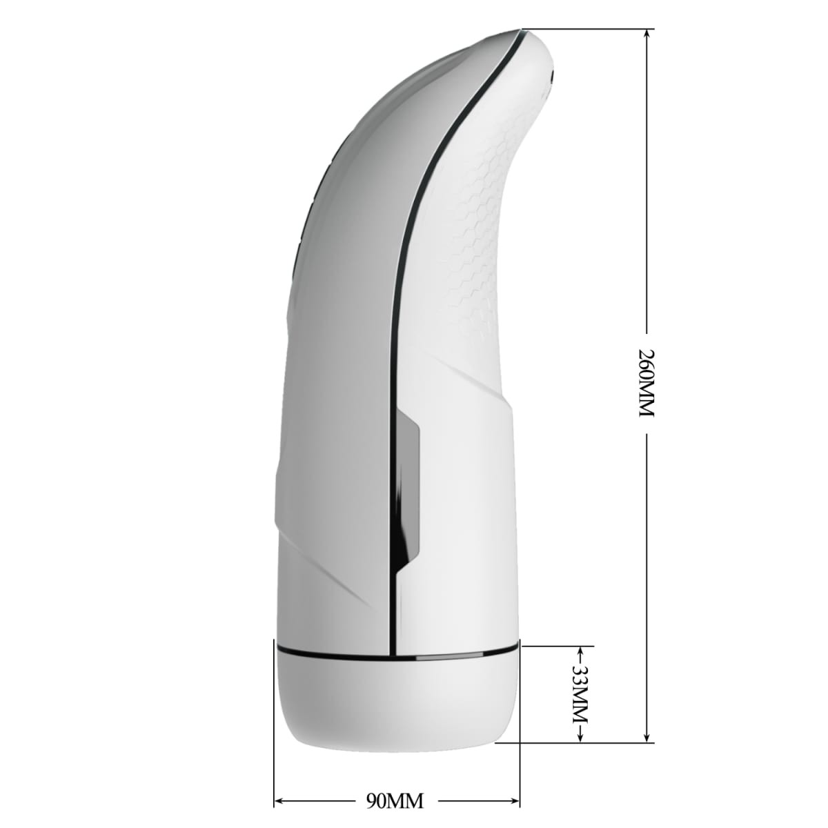 Masturbador masculino con vibrador Marissa - Recargable5