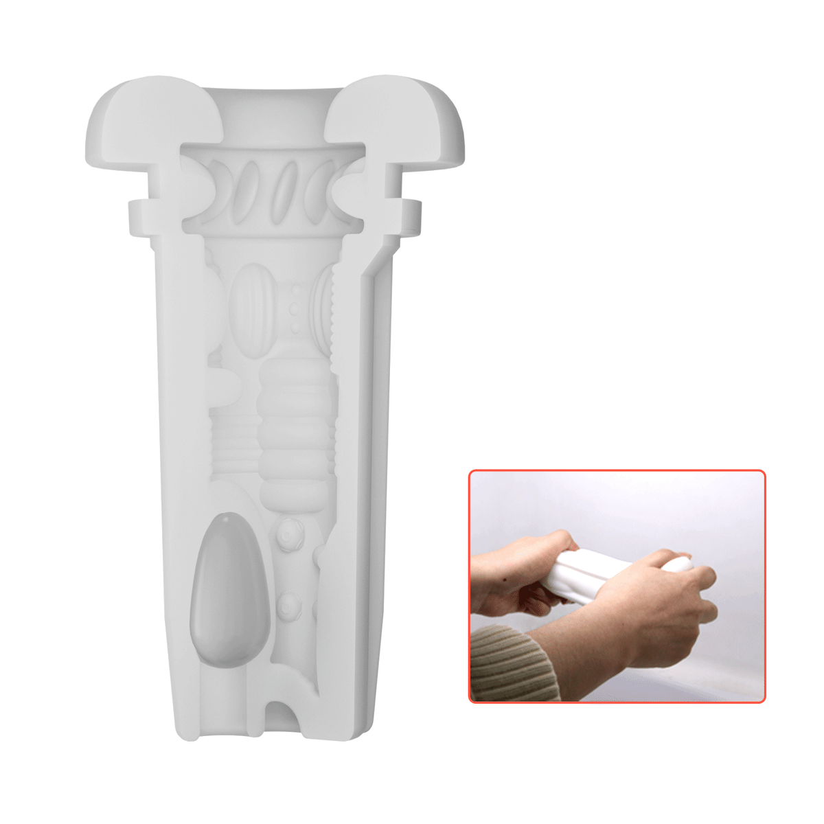 Masturbador masculino con succión Sienna - Recargable2