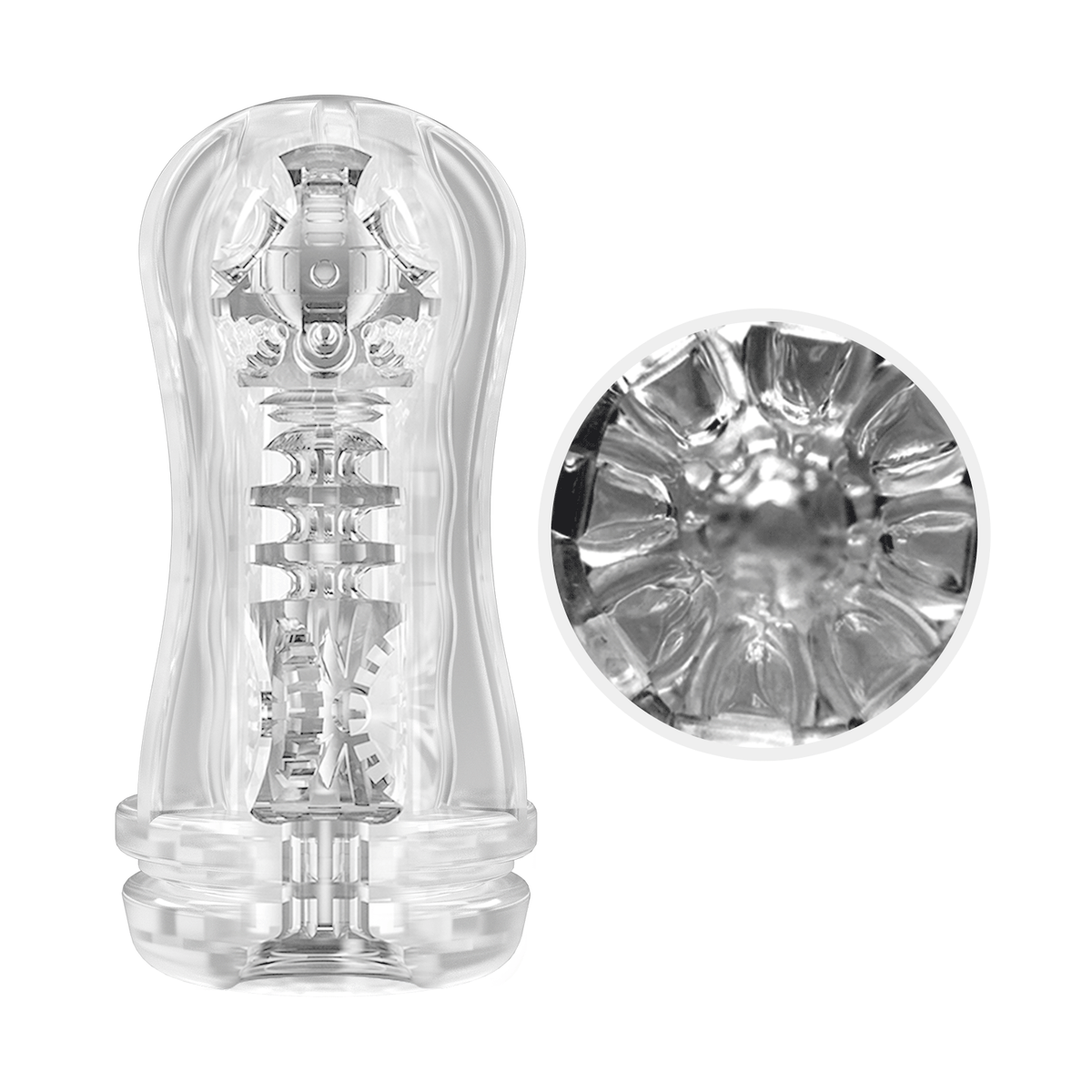 Masturbador en copa con bola estimulante 24