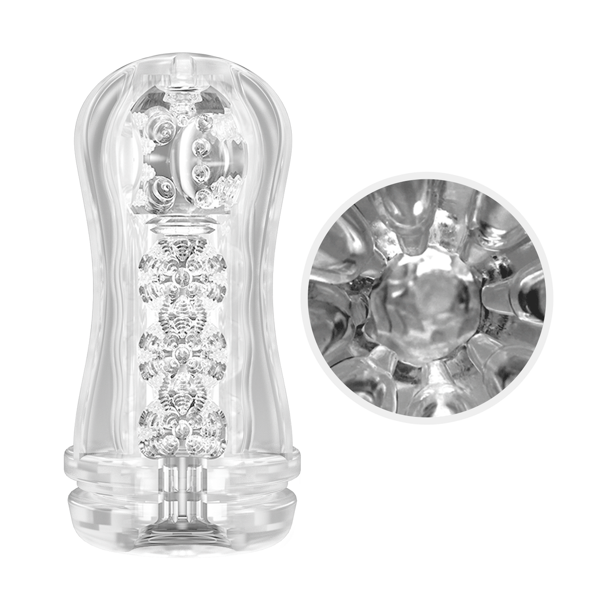 Masturbador en copa con bola estimulante 44