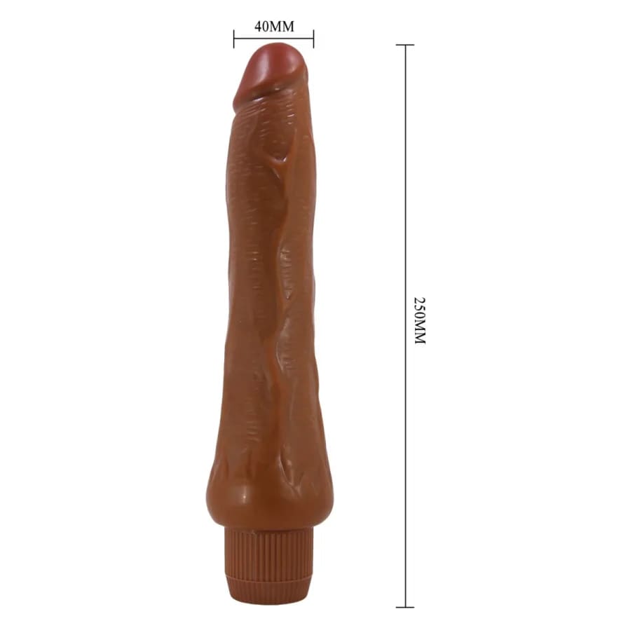 Vibrador tpr dryad 23 cm marrón4