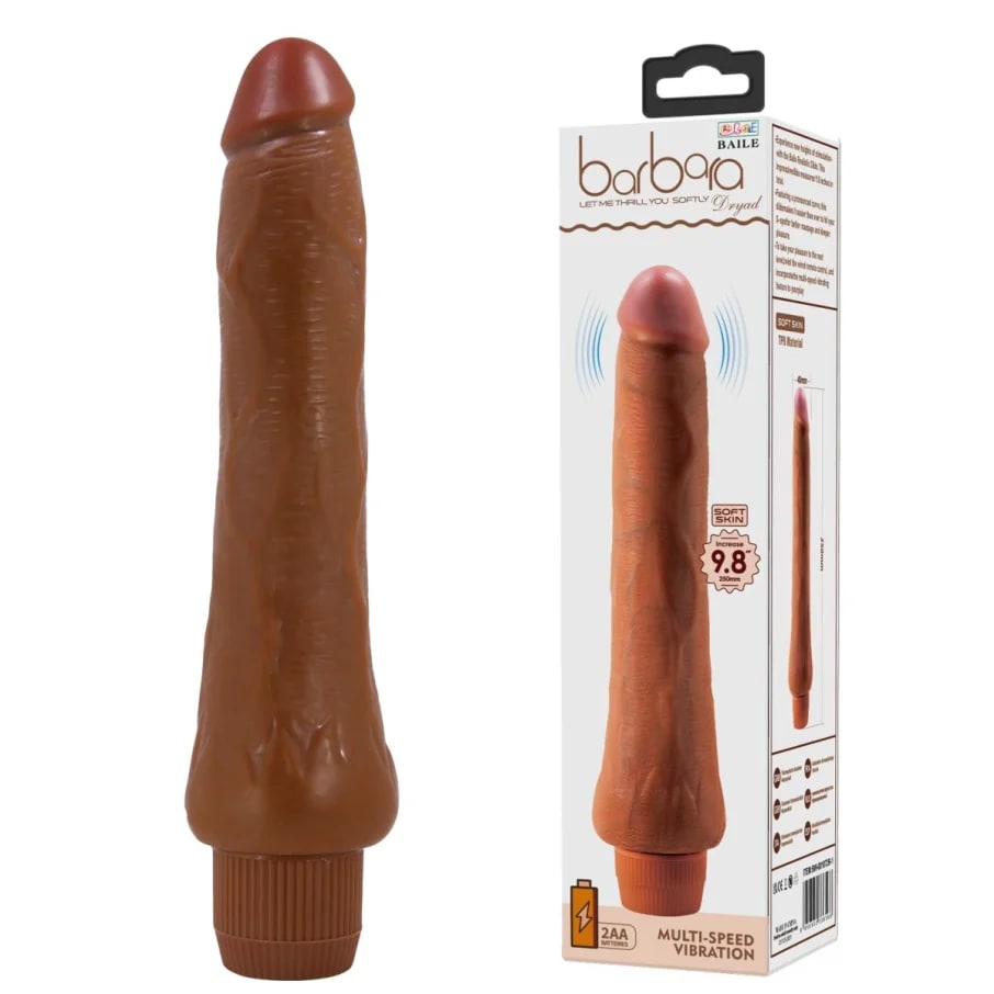 Vibrador tpr dryad 23 cm marrón1