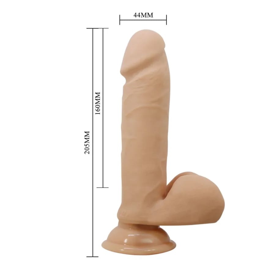 Vibrador realista rotador Oliver 20 cm4