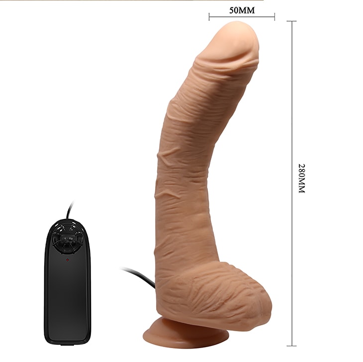 Vibrador realista Alex 27 cm4