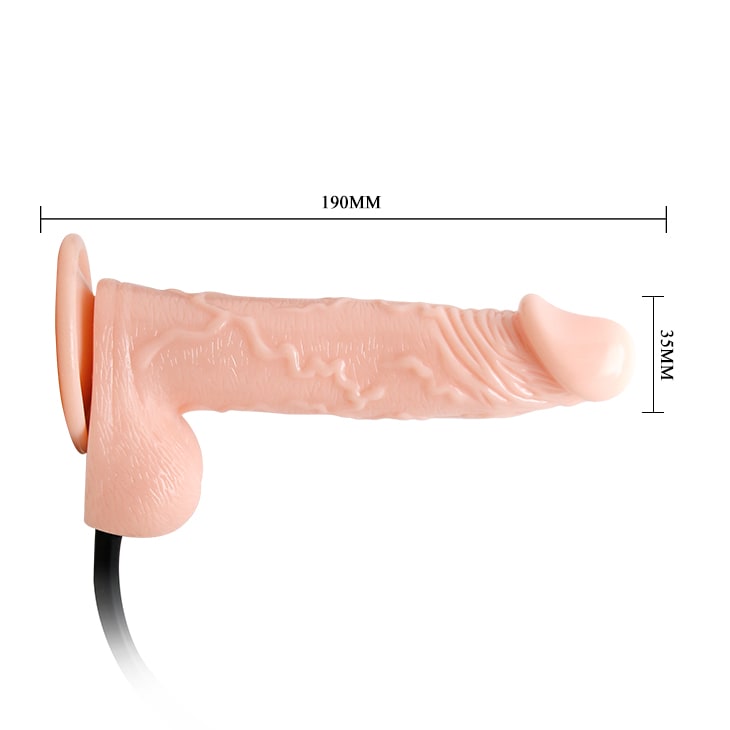Dildo realista inflable 18 cm4