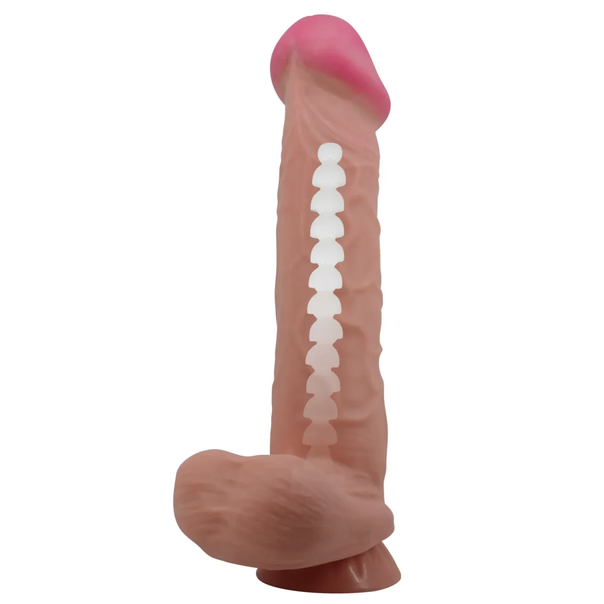 Consolador ultrarealista doble capa Mendel 26 cm4