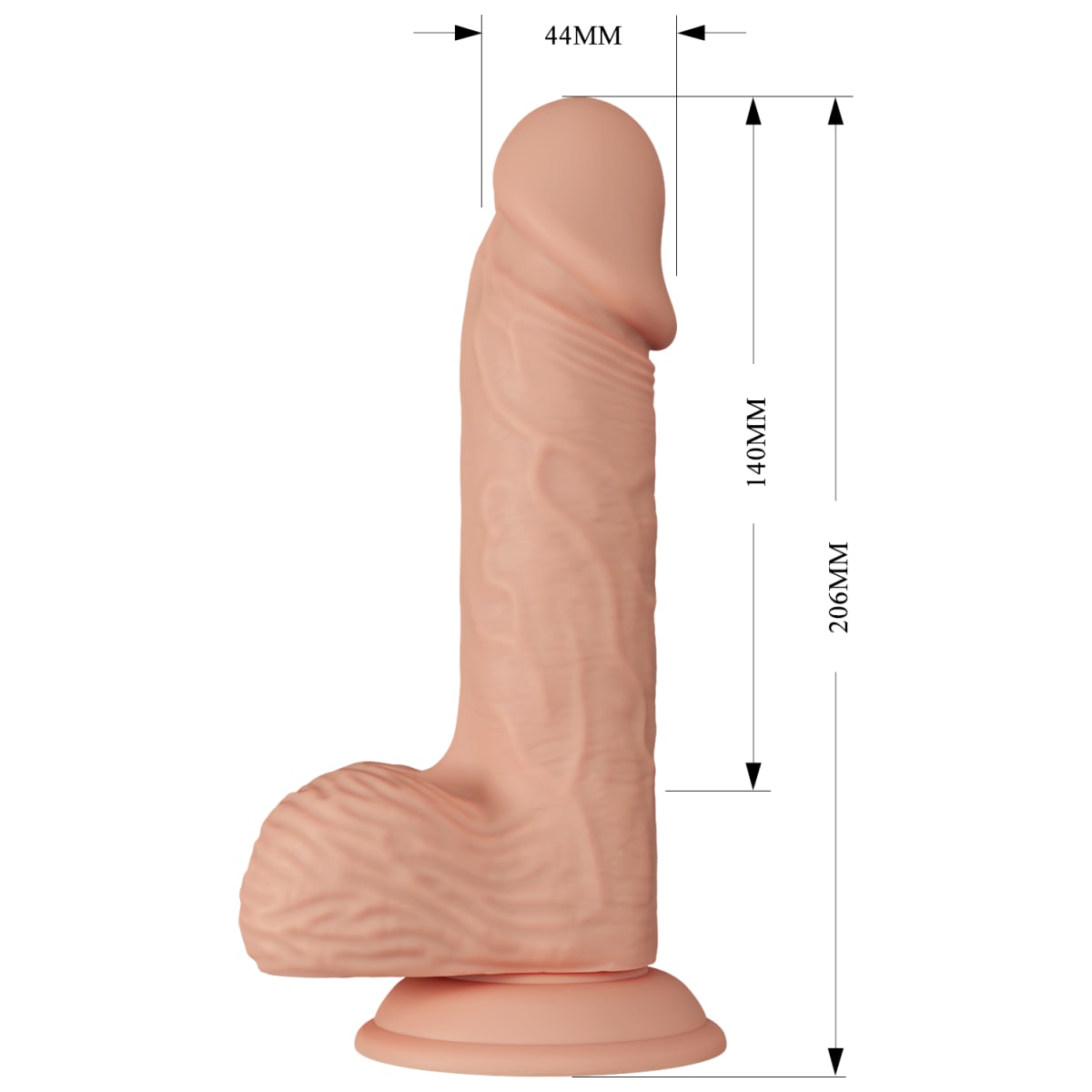 Vibrador con arnes ajustable 14 cm5